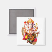 Aimant Lord Ganesh, Ganesha, Ganapati Ganpatio Shri Ganes (Recto/Verso)