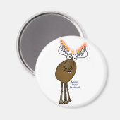 Aimant L'orignal Hanoukka ! (Recto/Verso)