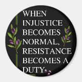 AIMANT LORSQUE L'INJUSTICE DEVIENT NORMALE, LA RÉSISTANCE (Devant)