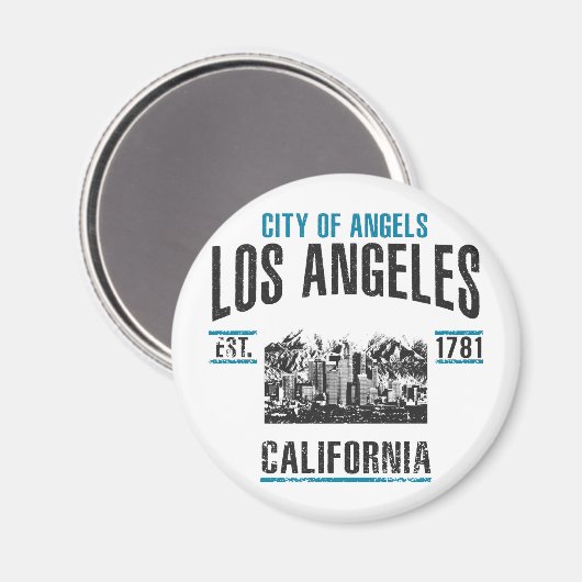 Aimant Los Angeles (Recto/Verso)