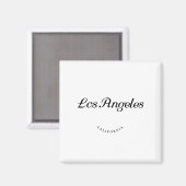 Aimant Los Angeles CA (Recto/Verso)