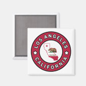 Aimant Los Angeles Californie (Recto/Verso)