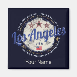 Aimant Los Angeles Californie États-Unis Vintage côte oue