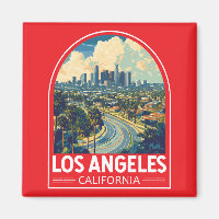 Los Angeles Californie Voyage Emblème Artistique