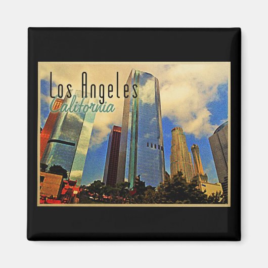 Aimant Los Angeles Skyline (Devant)