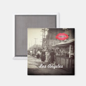 Aimant Los Angles California 1935, rue Olivera Photo (Recto/Verso)