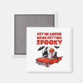 Aimant Loser on devient Éffrayant drôle Halloween (Recto/Verso)