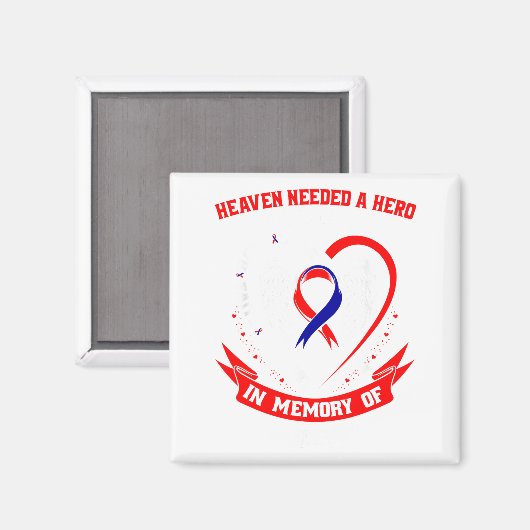 Aimant Loss In Memory Of Godson Chd Awareness Month Graph (Recto/Verso)