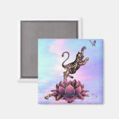 Aimant lotus chaton (Recto/Verso)