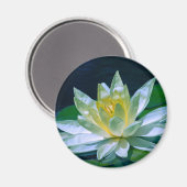 Aimant Lotus coloré (Recto/Verso)
