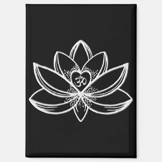 Aimant Lotus d'argent (Recto)