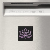 Aimant Lotus rose (In Situ (Lave-vaisselle))