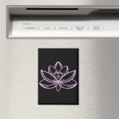 Aimant Lotus rose (In Situ (Lave-vaisselle))