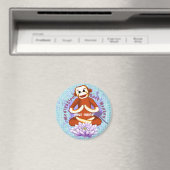 Aimant Lotus Sock Monkey (In Situ (Lave-vaisselle))
