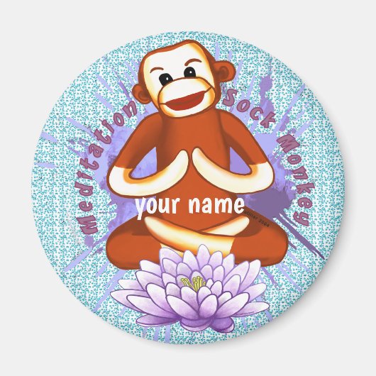 Aimant Lotus Sock Monkey (Devant)