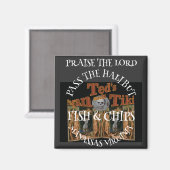 Aimant Louange la cabane de Pagan Tiki du Seigneur Ted (Recto/Verso)