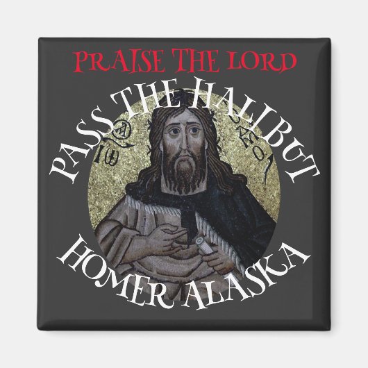 Aimant Louange que le Seigneur passe la halibut (Devant)