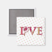 Aimant LOUER BUG BUBBLE & STRIPES par SHARON SHARPE (Recto/Verso)