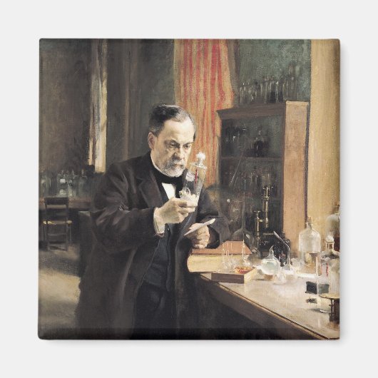 Aimant Louis Pasteur dans son laboratoire, 1885 (Devant)