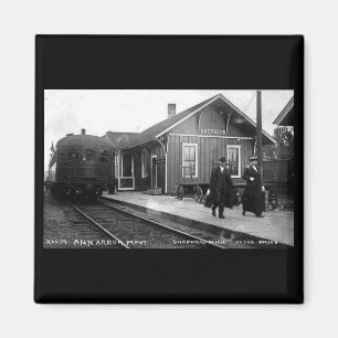 Aimant Louis Pesha Ann Arbor Railroad Depot Shepherd, MI