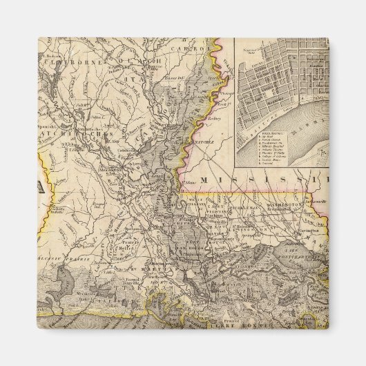 Aimant Louisiane 5 (Devant)