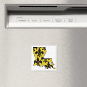 Aimant Louisiane Fleur de Lis (In Situ (Lave-vaisselle))