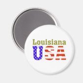 Aimant Louisiane USA ! (Recto/Verso)