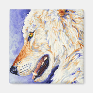 Aimant Loup blanc