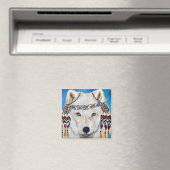 Aimant Loup Blanc (In Situ (Lave-vaisselle))