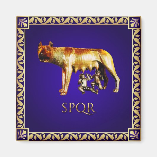 Aimant Loup de Capitoline (Devant)