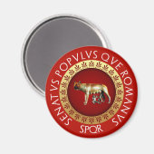 Aimant Loup de Capitoline (Recto/Verso)