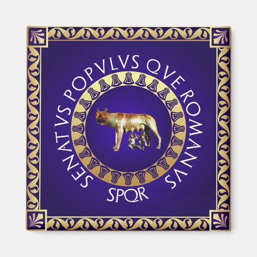 Aimant Loup de Capitoline (Devant)