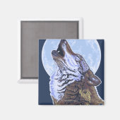 Aimant Loup de New YorkHowling (Recto/Verso)