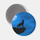 Aimant Loup de Nuit (Recto/Verso)
