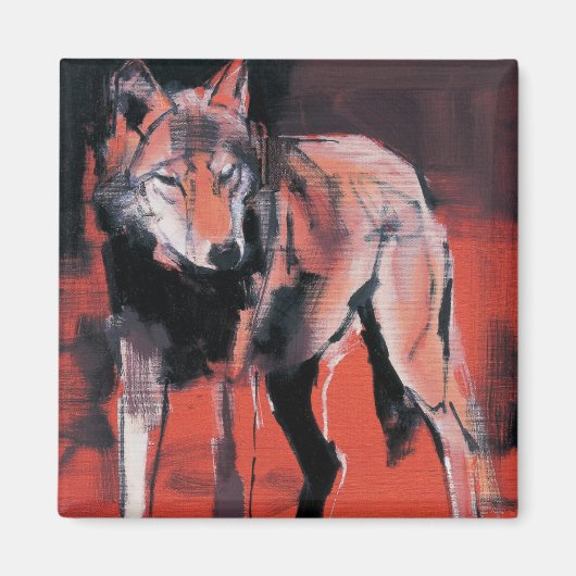 Aimant Loup d'été 2001 (Devant)