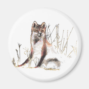 Aimant Loup d'hiver