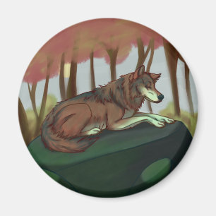 Aimant Loup européen