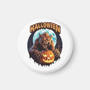 Aimant Loup-garou d'Halloween