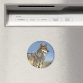 Aimant Loup mexicain (In Situ (Lave-vaisselle))