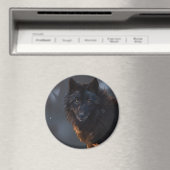 Aimant Loup noir (In Situ (Lave-vaisselle))