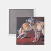 Aimant Loups 2001 (Recto/Verso)