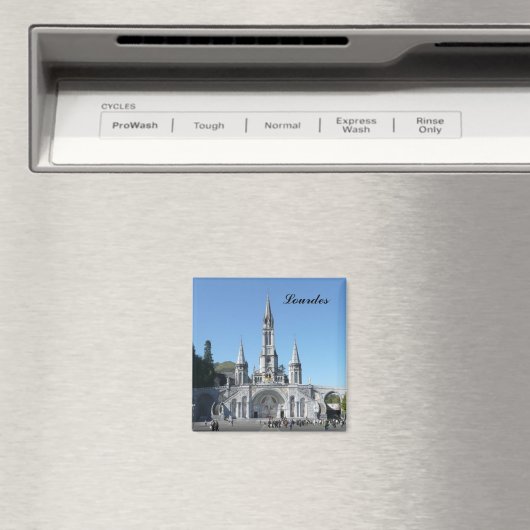 Aimant Lourdes - basilica - basilique - France (In Situ (Lave-vaisselle))