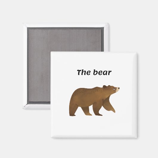 Aimant L'ours (Recto/Verso)