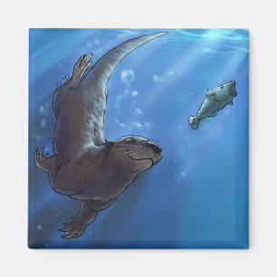 Aimant Loutre de natation