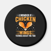 Aimant Louvain de poulet | Aile de poulet (Devant)