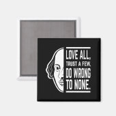 Aimant Love All Trust A Few Shakespeare Quote Thespian (Recto/Verso)