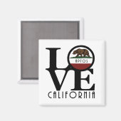 Aimant LOVE Aptos Californie (Recto/Verso)
