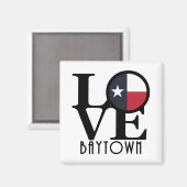 Aimant LOVE Baytown Texas (Recto/Verso)