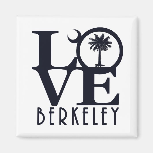 Aimant LOVE Berkeley SC (Devant)