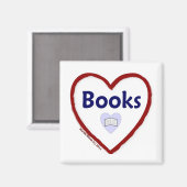 Aimant Love Books (Recto/Verso)